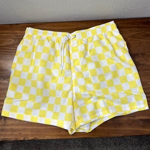 Large SHEIN Men’s Checkered Swim Trunks